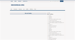 Desktop Screenshot of ebookread.org