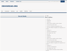 Tablet Screenshot of ebookread.org